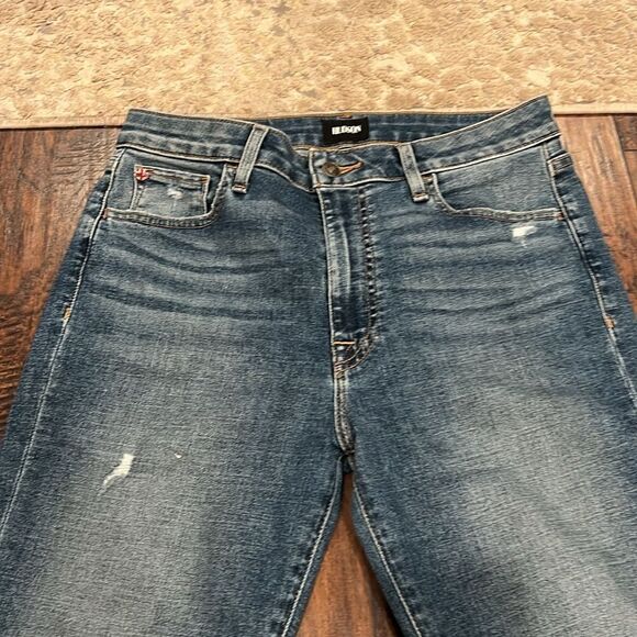 Hudson Heidi high rise flare jeans size 28 in EUC distressed - Picture 2 of 10